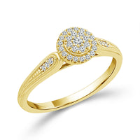 Diamond Fashion Ring 0.17 ct tw 10k Yellow Gold-RP3364A78Y0
