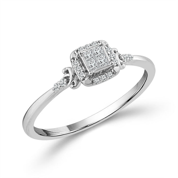 Diamond Fashion Ring 0.13 ct tw 10k Yellow Gold-RP3370A78Y0