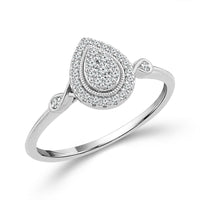 Diamond Fashion Ring 0.17 ct tw 10k Yellow Gold+10k White Gold-RP3371A78YW0