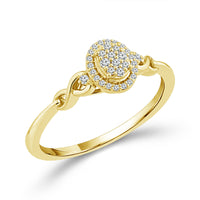 Diamond Fashion Ring 0.10 ct tw 10k Yellow Gold-RP3377A78Y0