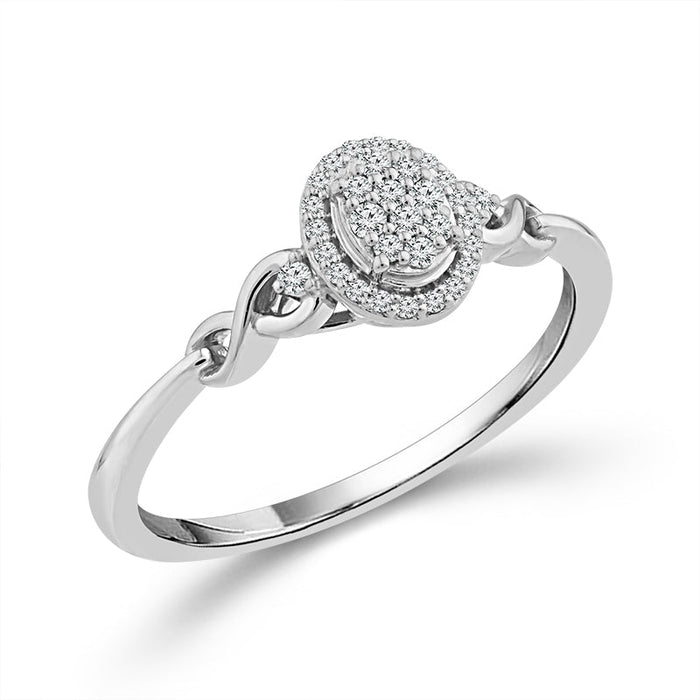 Diamond Fashion Ring 0.10 ct tw 10k Yellow Gold-RP3377A78Y0