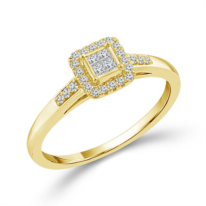 Diamond Fashion Ring 0.20 ct tw 10k Yellow Gold-RP3420SCY0