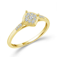 Diamond Fashion Ring 0.17 ct tw 10k Yellow Gold-RP3421A78Y0