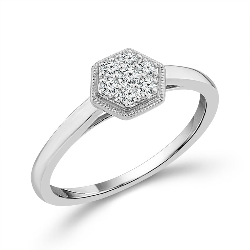 Diamond Fashion Ring 0.17 ct tw 10k Yellow Gold-RP3422A78Y0