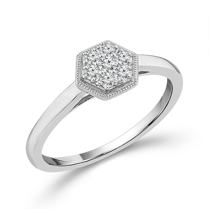 Diamond Fashion Ring 0.17 ct tw 10k Yellow Gold-RP3422A78Y0