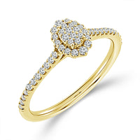 Diamond Engagement Ring 0.20 ct tw 10k Yellow Gold-RP3610A78Y0