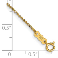 14K 1.1mm Ropa Chain-RPA020-5.5