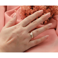 14k Polished Rolling Ring-RR1