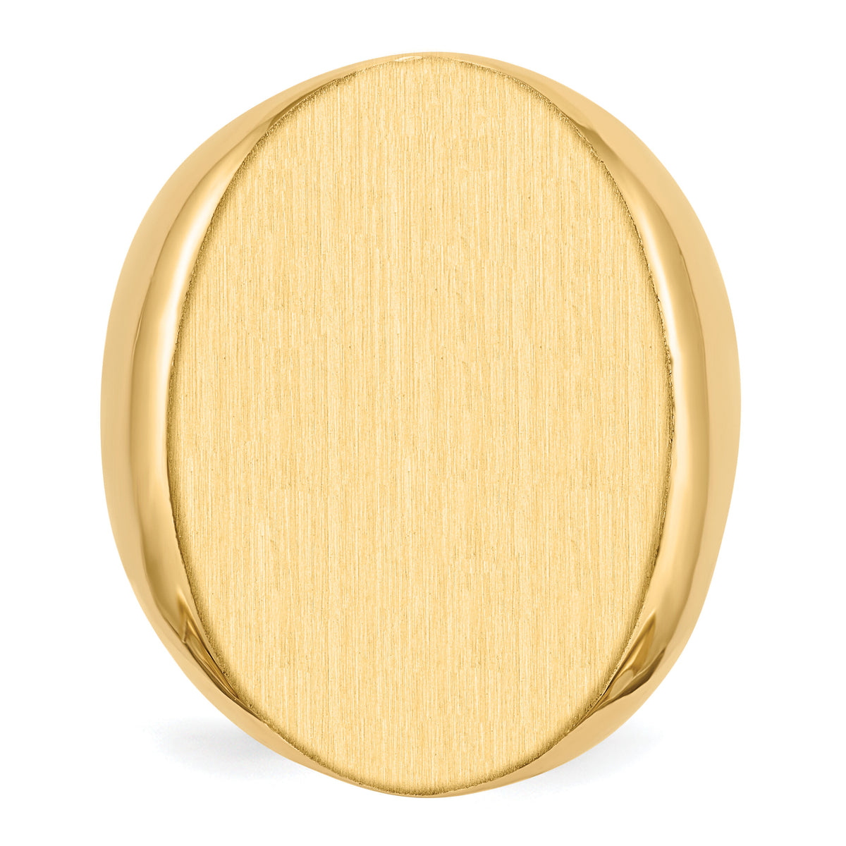 14k 19.0x26.5mm Closed Back Mens Signet Ring-RS111