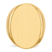 14k 19.0x26.5mm Closed Back Mens Signet Ring-RS111