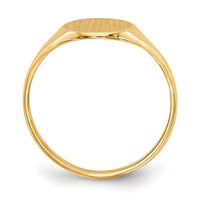 14k 8.5x10.0mm Open Back Signet Ring-RS112