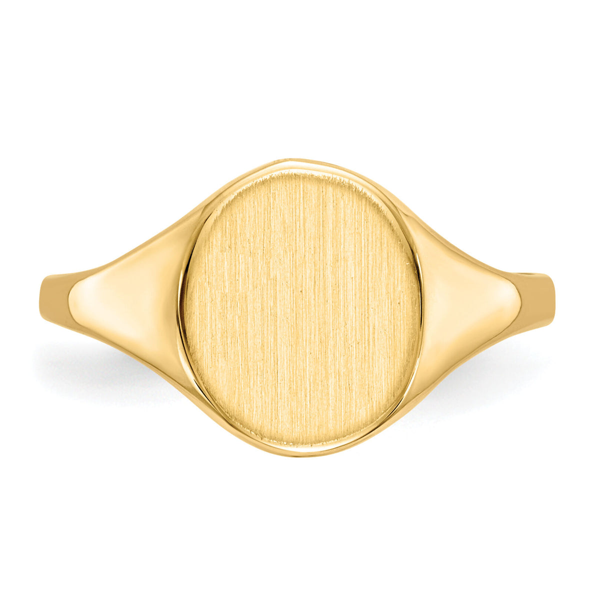 14k 8.5x10.0mm Open Back Signet Ring-RS112