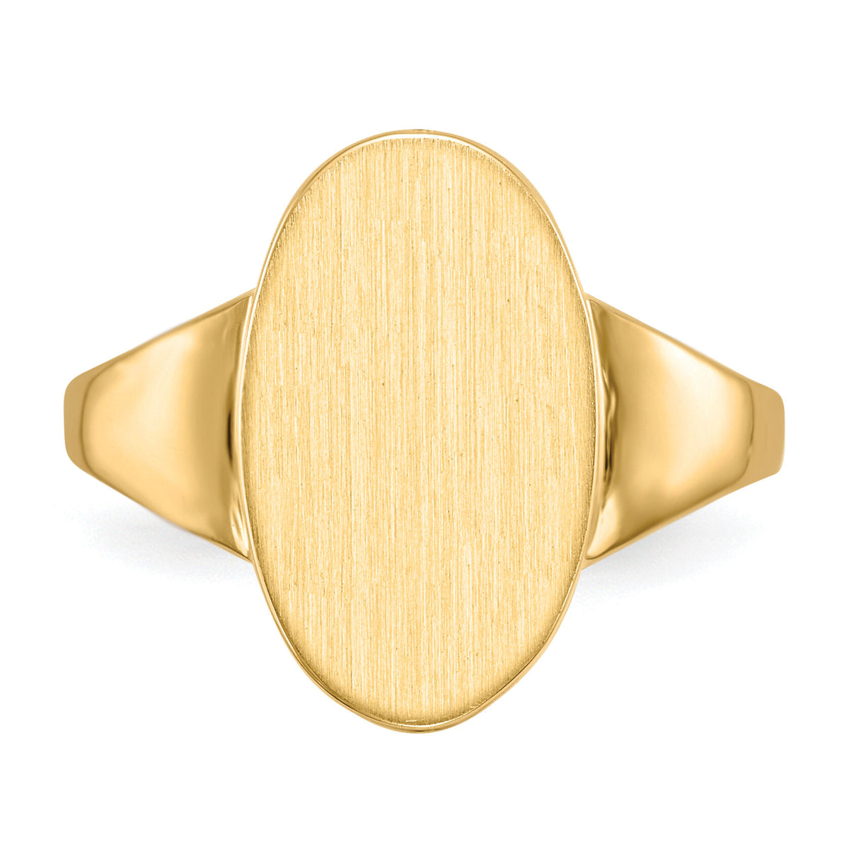 14k 9.0x14.5mm Open Back Signet Ring-RS189