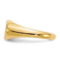 14k 6.5x11.0mm Open Back Child's Signet Ring-RS246