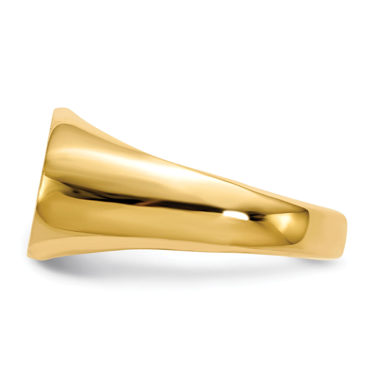 14k 15.0x9.0mm Open Back Signet Ring-RS248