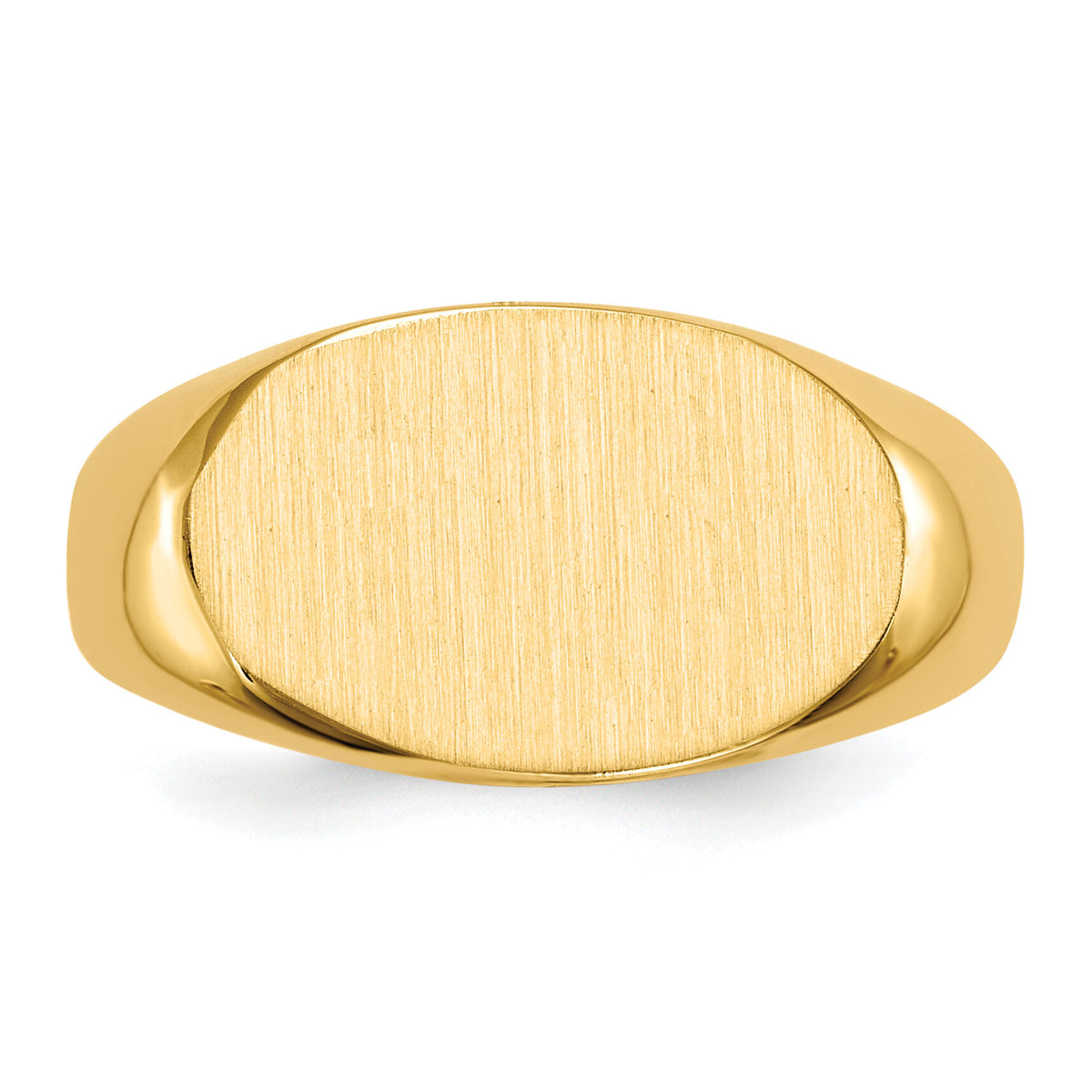 14k 15.0x9.0mm Open Back Signet Ring-RS248
