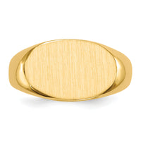 14k 15.0x9.0mm Open Back Signet Ring-RS248