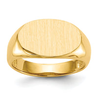 14k 15.0x9.0mm Open Back Signet Ring-RS248