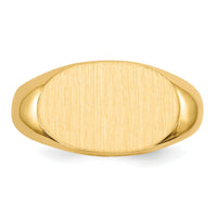 14k 17.0x11.0mm Open Back Mens Signet Ring-RS249
