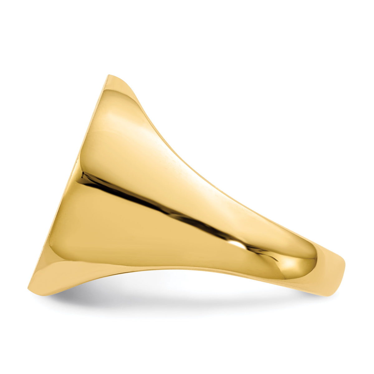 14k 18.0x17.5mm Open Back Mens Signet Ring-RS288