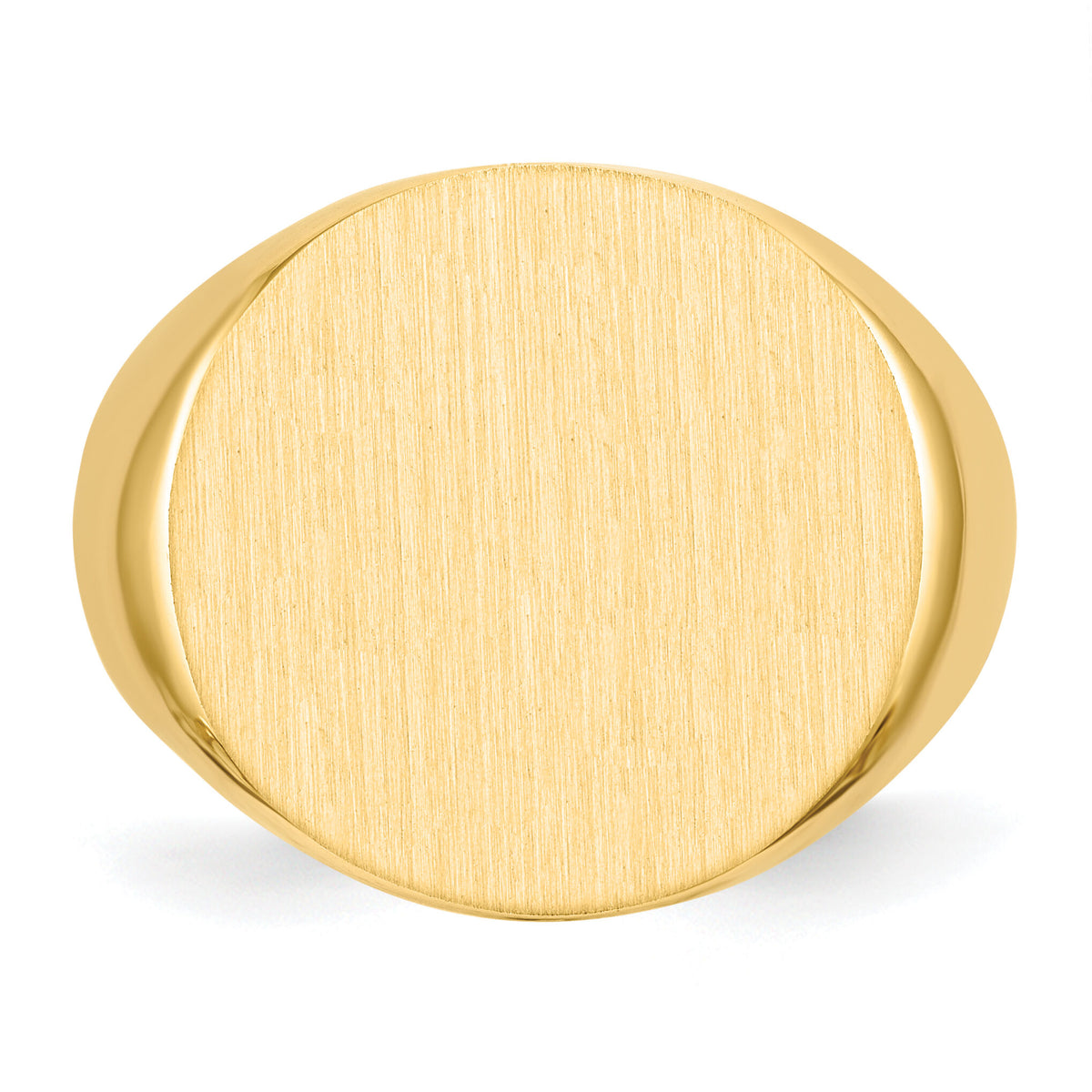 14k 18.0x17.5mm Open Back Mens Signet Ring-RS288