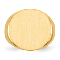 14k 21.0x21.5mm Open Back Mens Signet Ring-RS290