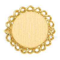 14k 15.0x14.5mm Open Back Signet Ring-RS294