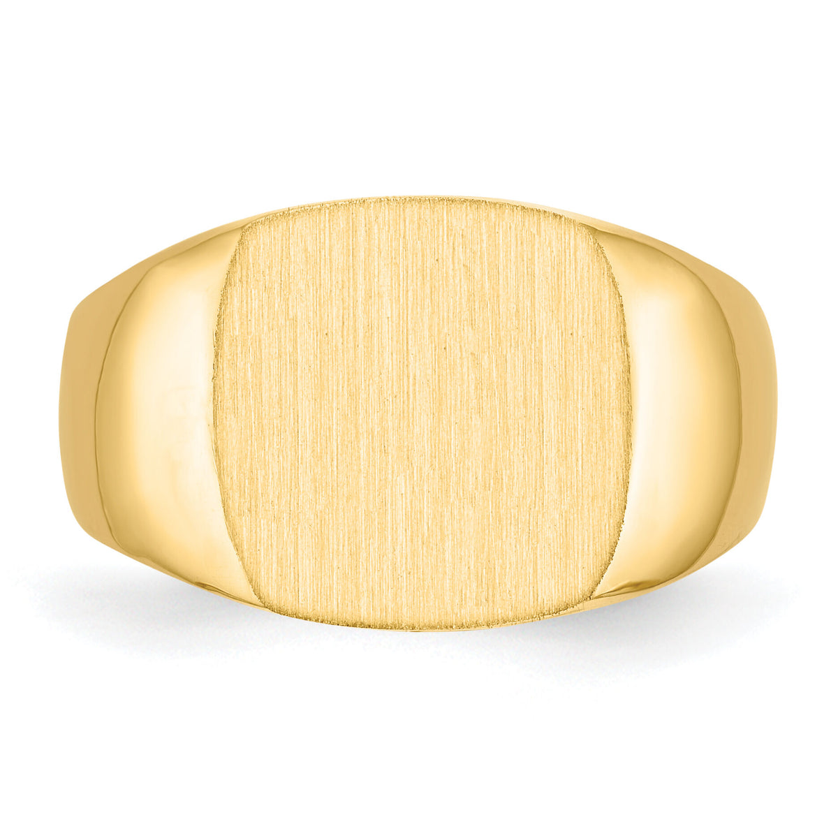 14k 13.0x12.0mm Closed Back Mens Signet Ring-RS310