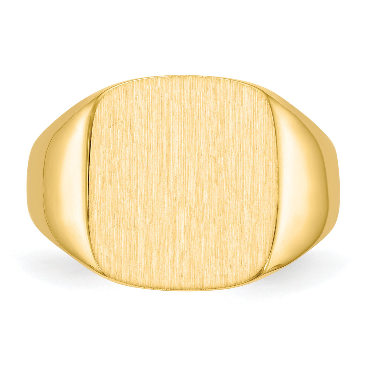 14k 13.5x15.0mm Closed Back Mens Signet Ring-RS311