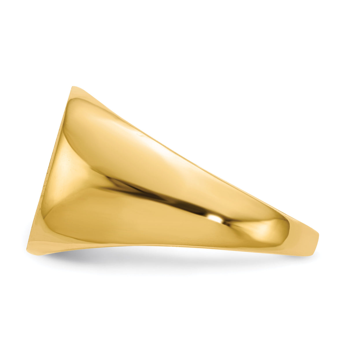 14k 15.5x14.0mm Closed Back Mens Signet Ring-RS312