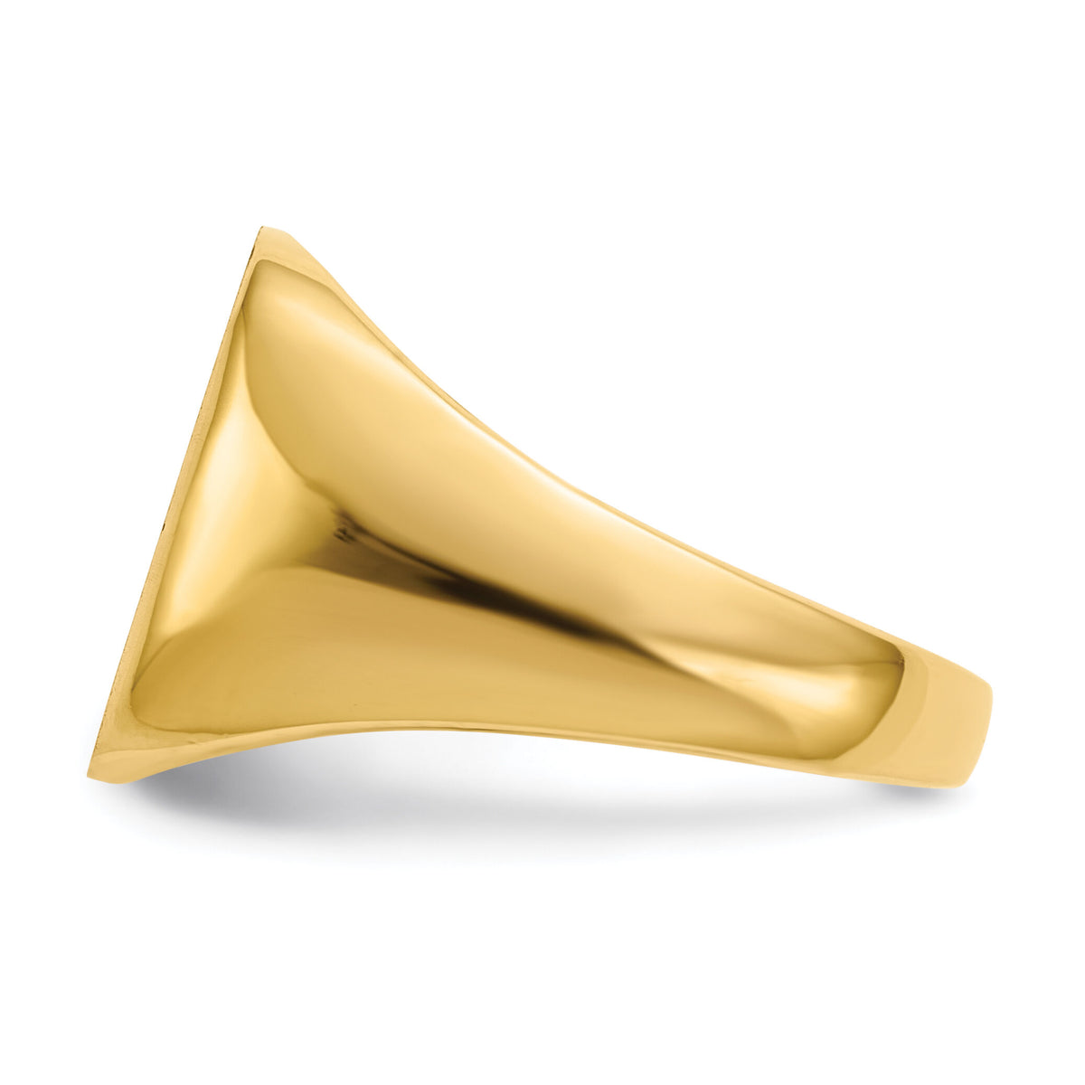14k 13.5x15.0mm Open Back Mens Signet Ring-RS315