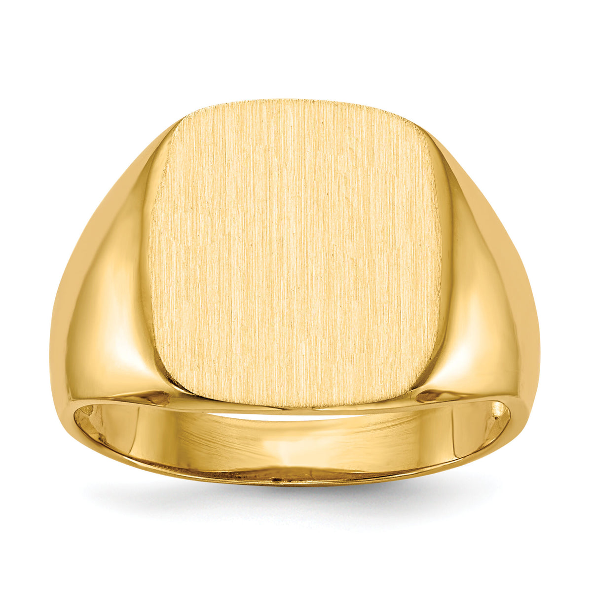 14k 13.5x15.0mm Open Back Mens Signet Ring-RS315