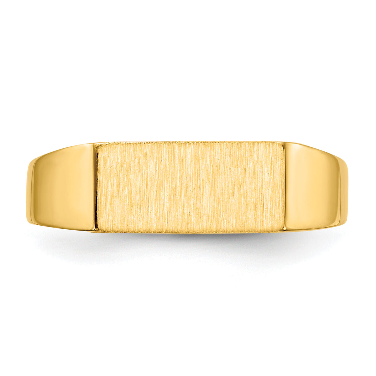 14k 12.0x5.5mm Open Back Signet Ring-RS409