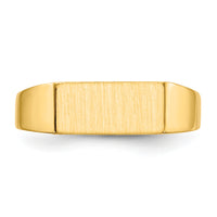 14k 12.0x5.5mm Open Back Signet Ring-RS409