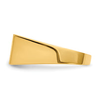 14k 16.5x8.0mm Open Back Mens Signet Ring-RS410