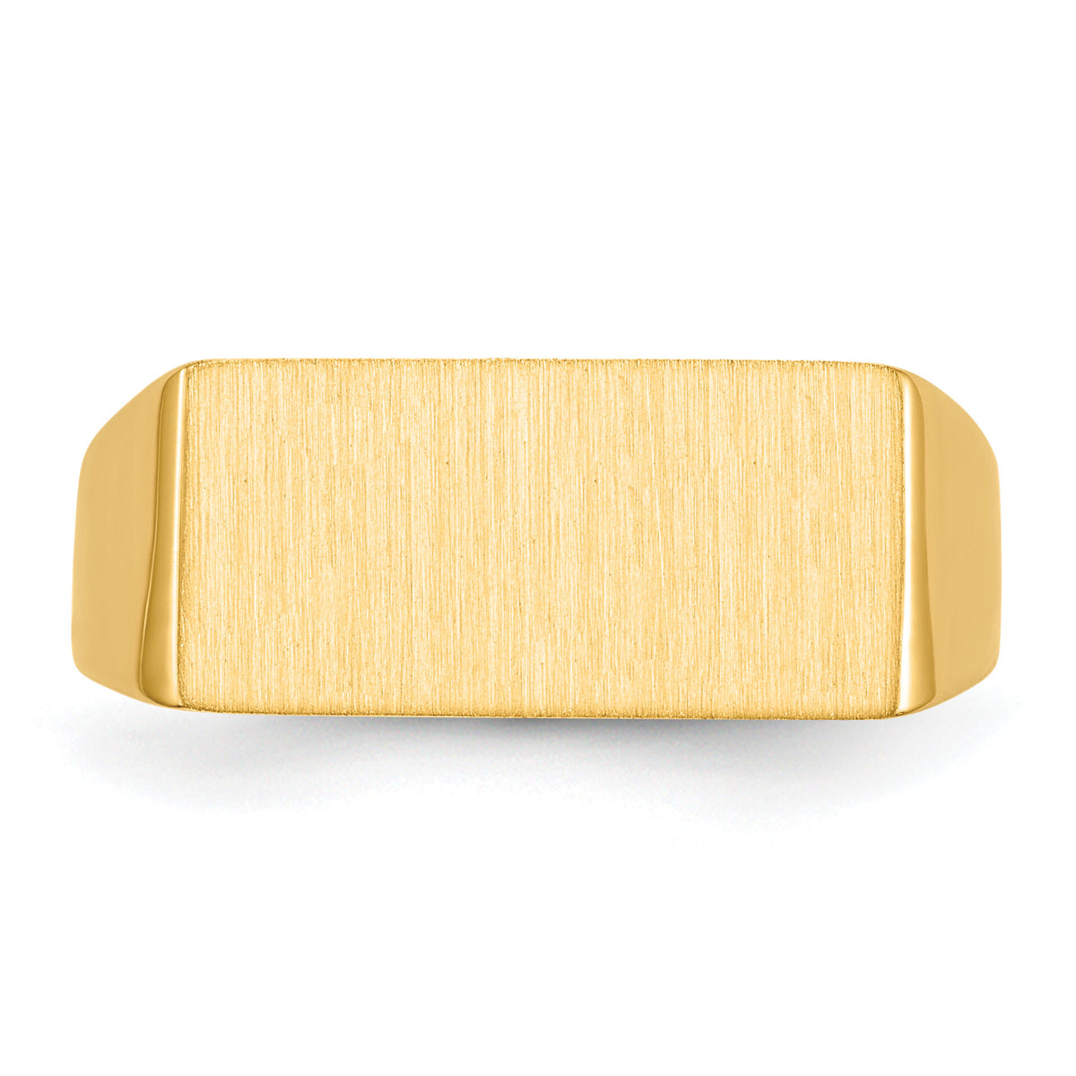 14k 16.5x8.0mm Open Back Mens Signet Ring-RS410