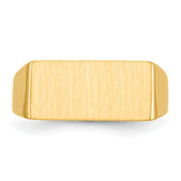 14k 16.5x8.0mm Open Back Mens Signet Ring-RS410