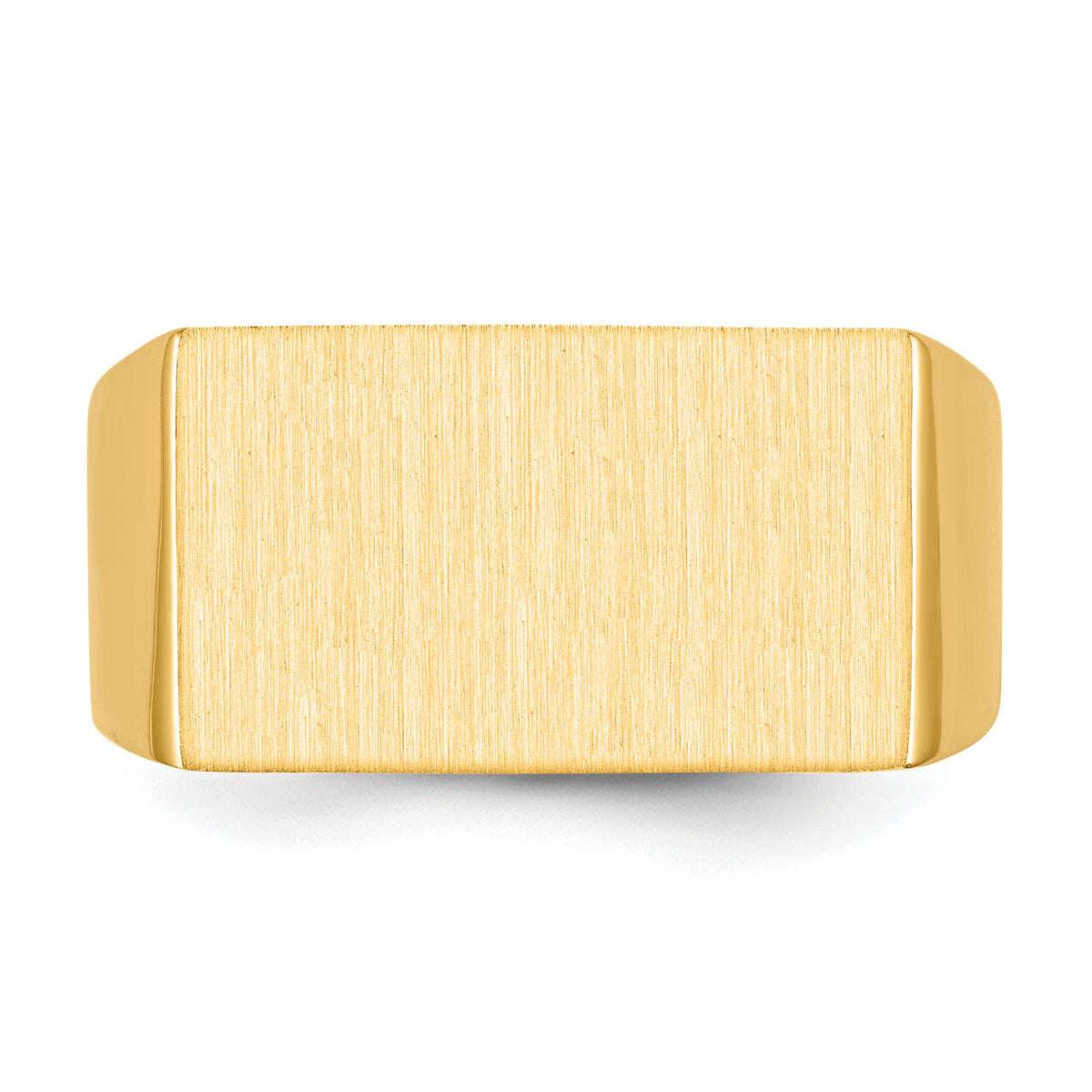 14k 18.0x11.0mm Open Back Mens Signet Ring-RS411