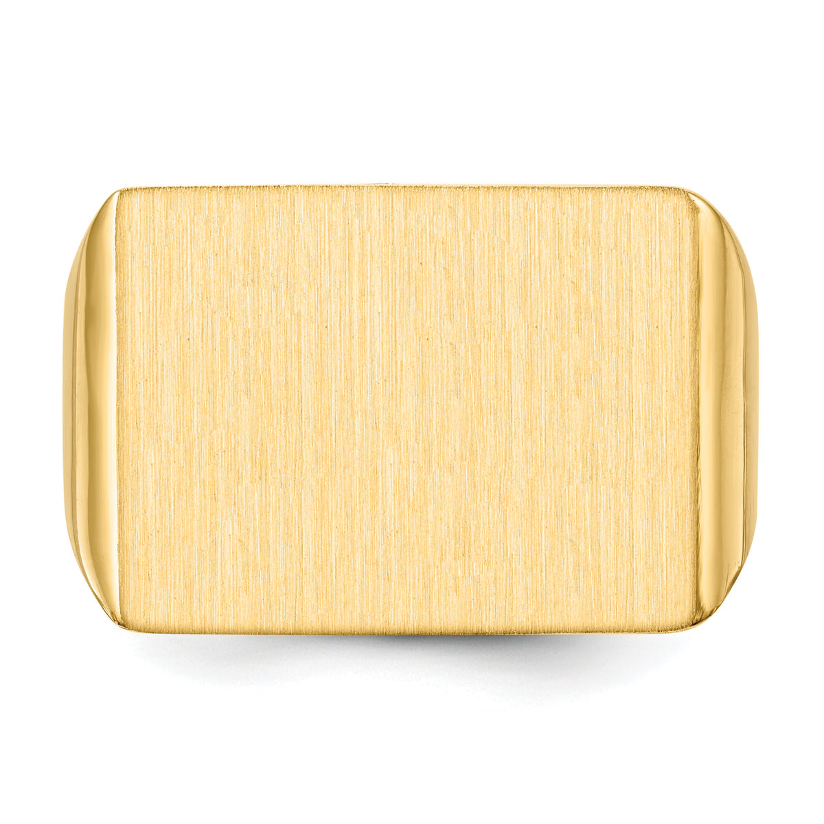 14k 19.5x14.5mm Open Back Mens Signet Ring-RS413