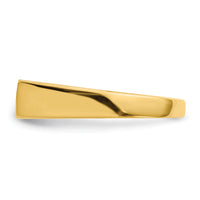 14k 16.5x5.0mm Closed Back Signet Ring-RS414