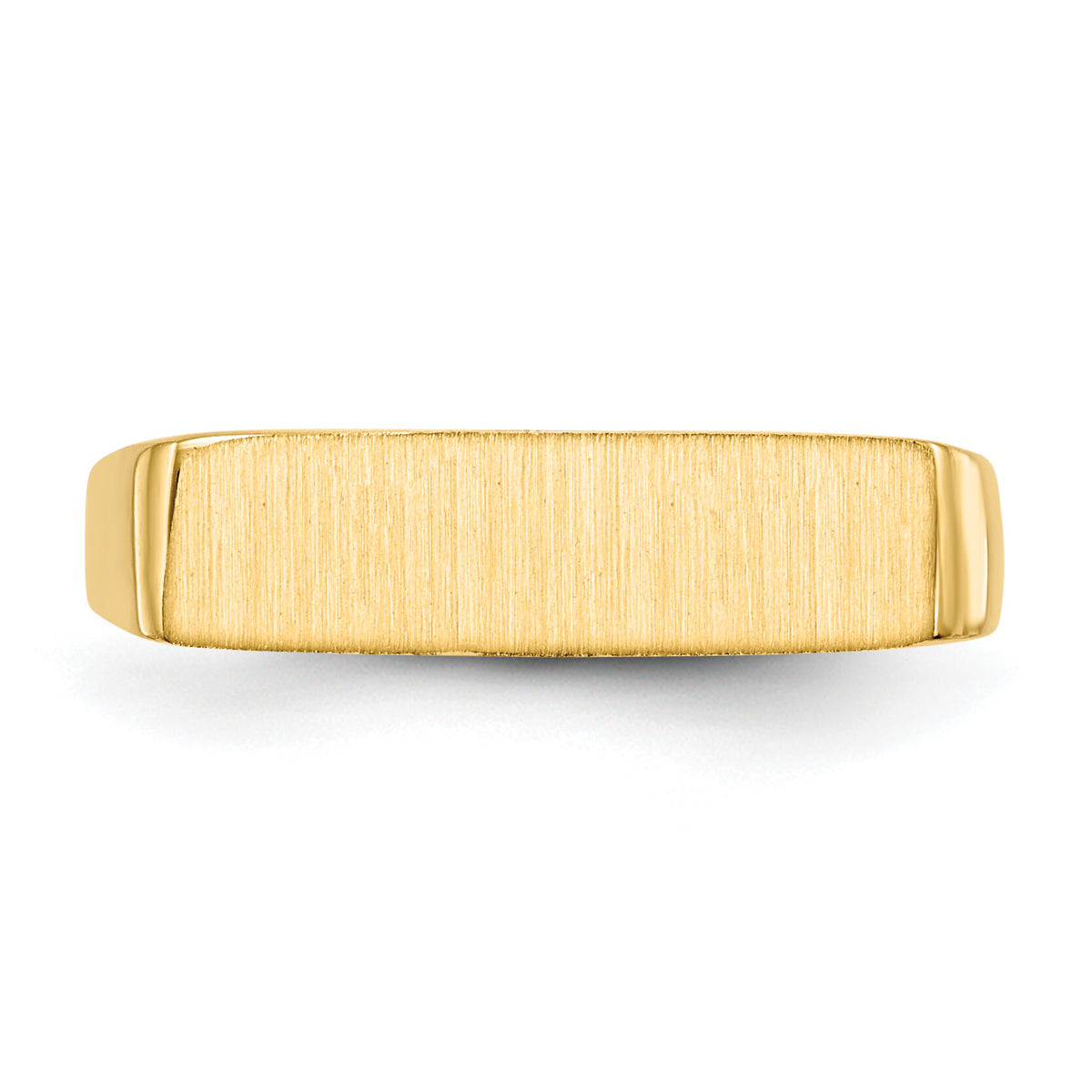14k 16.5x5.0mm Closed Back Signet Ring-RS414
