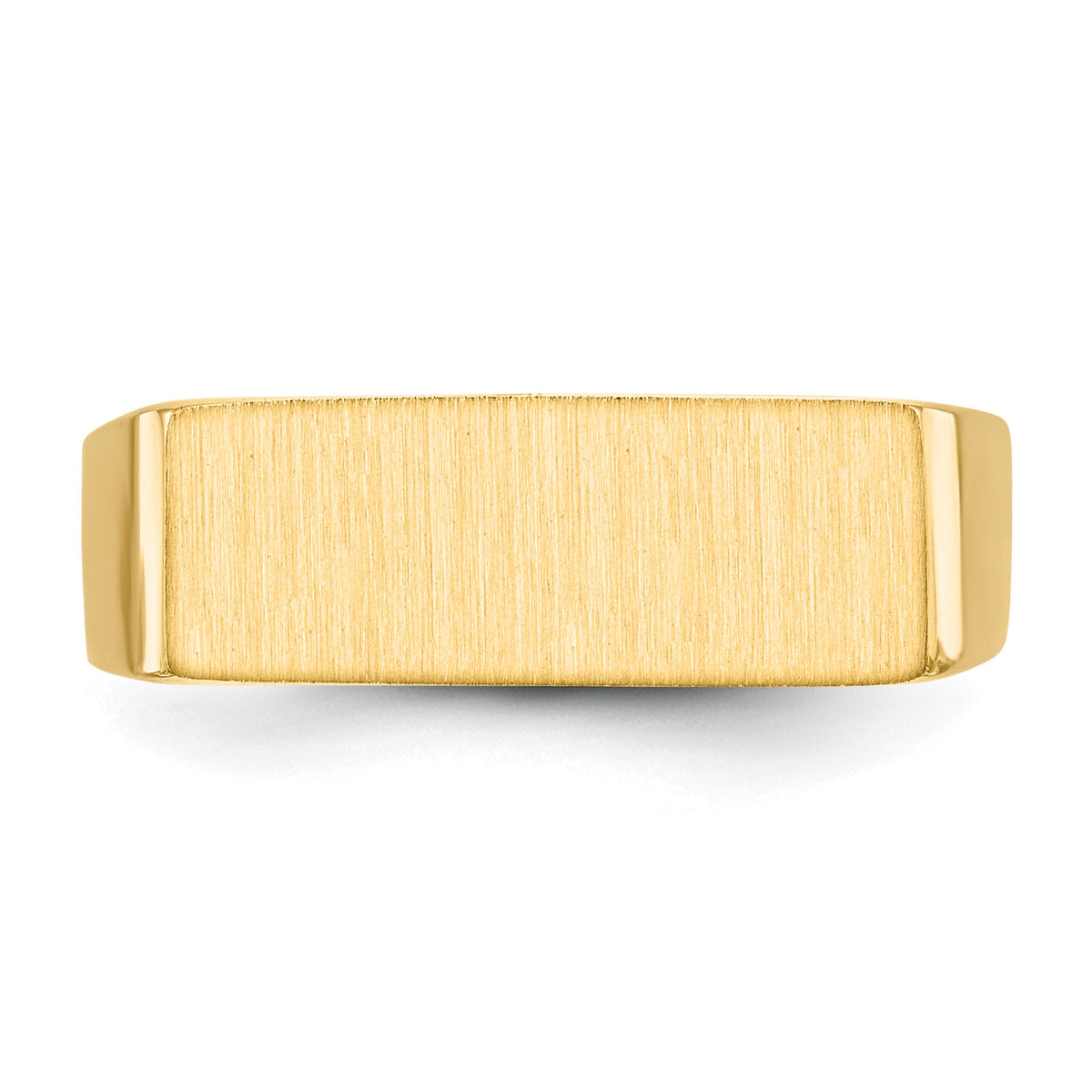 14k 16.0x6.0mm Closed Back Signet Ring-RS415