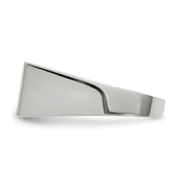 14k White Gold 16.5x8.0mm Closed Back Signet Ring-RS626