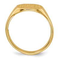 14k 8x6.25mm Open Back Signet Ring-RS640