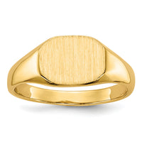 14k 8x6.25mm Open Back Signet Ring-RS640