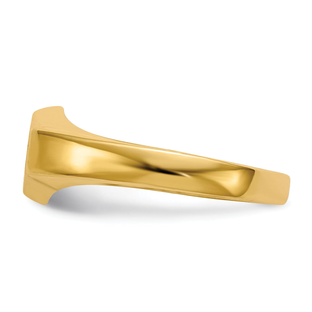 14k Childs .02ct. Diamond Signet Ring Mounting-RS656