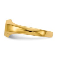 14k Childs .02ct. Diamond Signet Ring Mounting-RS656