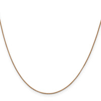 14k Rose Gold .70mm Box Chain-RSC1-16