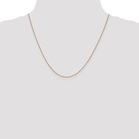14k Rose Gold .70mm Box Chain-RSC1-20