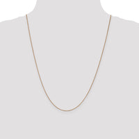 14k Rose Gold .70mm Box Chain-RSC1-24